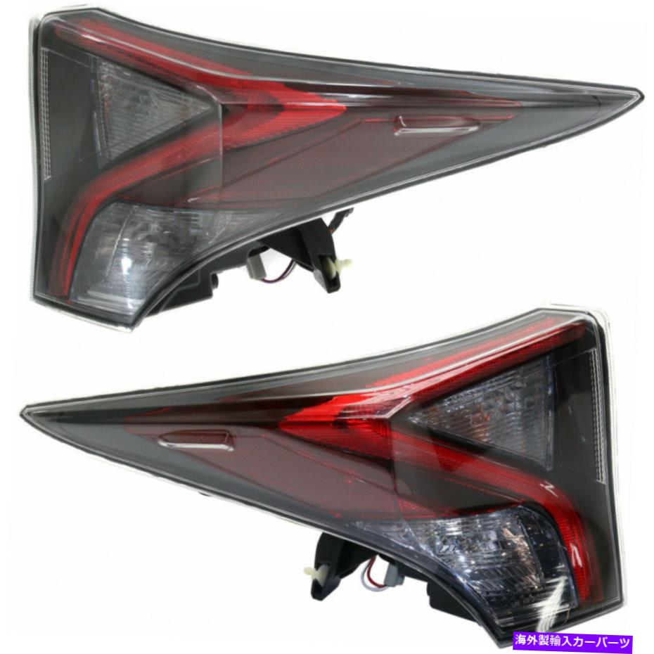 USテールライト トヨタプリウステールライト2016外部RHとLHペア/セットTO2800200 + TO2801200 For Toyota Prius Tail Light 2016 Outer RH and LH Pair/Set TO2800200 + TO2801200【並行輸入品】|Us Custom Parts Shop USDM