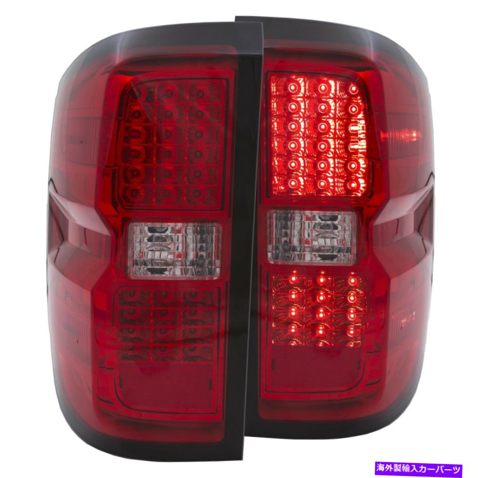 USテールライト Chevy Silverado 1500 2014 L.E.Dテールライトレッド CHEVY SILVERADO 1500 2014 L.E.D TAIL LIGHTS RED【並行輸入品】｜Us Custom Parts Shop USDM