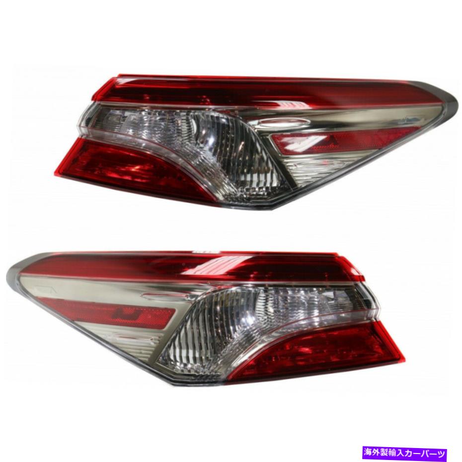 USテールライト トヨタカムリテールライト2018 2019 RHとLHペア/セットCAPA TO2804139 For Toyota Camry Tail Light 2018 2019 RH and LH Pair/Set CAPA TO2804139【並行輸入品】