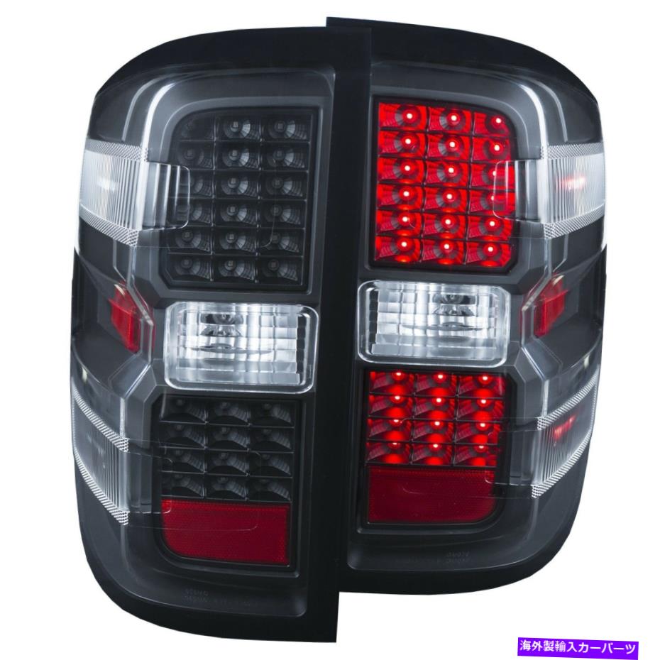 USテールライト Chevy Silverado 1500 2014 L.E.Dテールライトブラック CHEVY SILVERADO 1500 2014 L.E.D TAIL LIGHTS BLACK【並行輸入品】|Us Custom Parts Shop USDM