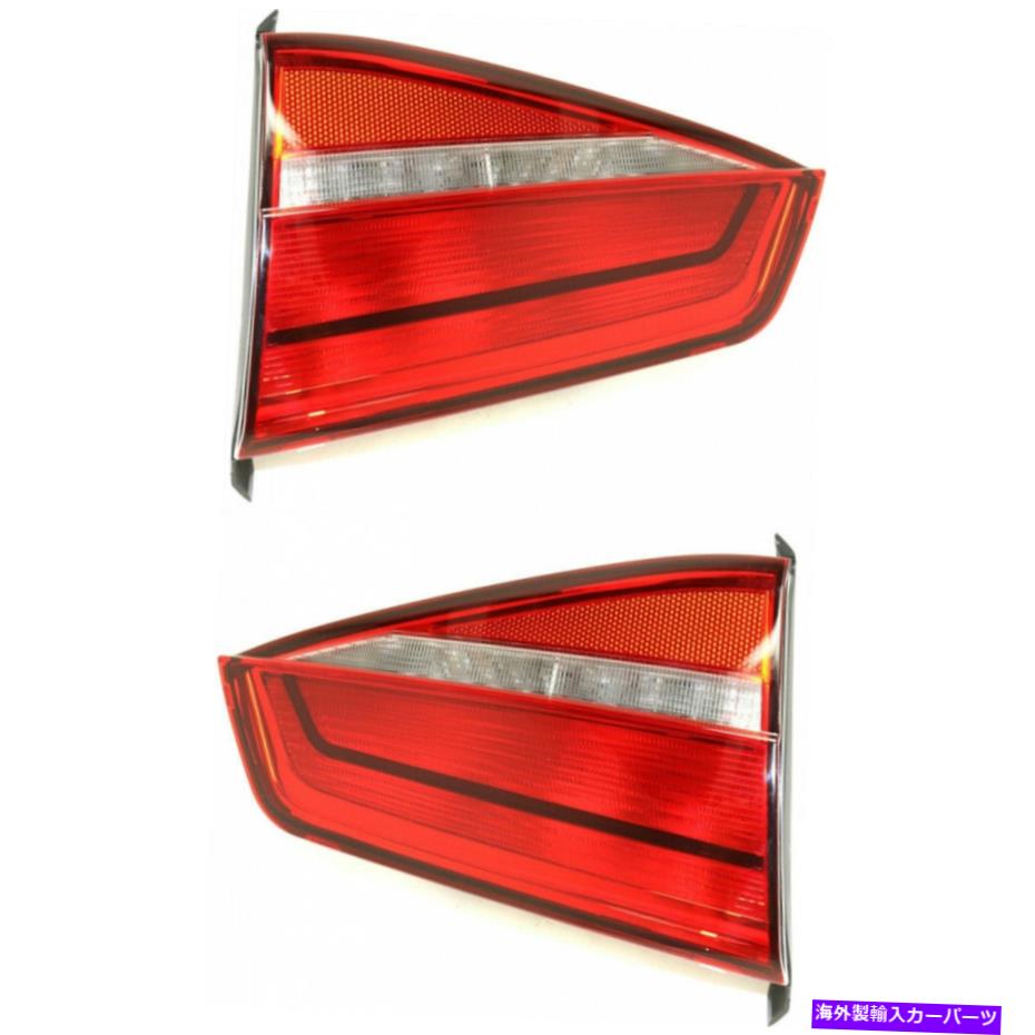 USテールライト volkswagen Jetta Tear Light 2015 LHとLHペア/セットハロゲンセダン For Volkswagen Jetta Tail Light 2015 Inner RH and LH Pair/Set Halogen Sedan【並行輸入品】