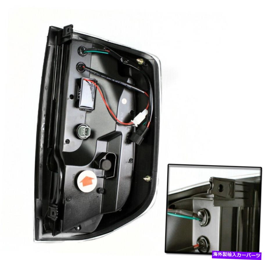 USテールライト 14-17トヨタツンドラLEDストリップテールブレーキライトランプレッドレンズ左+右ペアセット 14-17 TOYOTA TUNDRA LED STRIP TAIL BRAKE LIGHT LAMP RED LENS LEFT+RIGHT PAIR SET【並行輸入品】