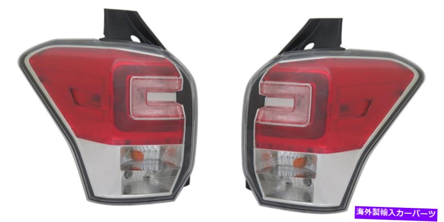 USテールライト 2017-2018 Subaru Foreperのための左右のサイレット Left & Right Side Taillight For 2017-2018 Subaru Forester【並行輸入品】