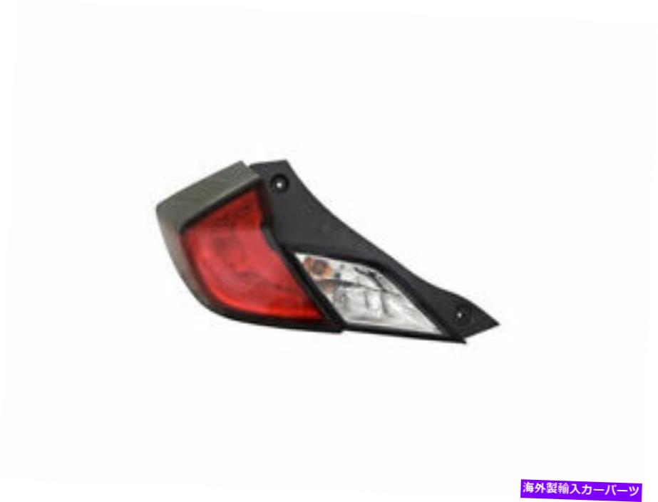 USテールライト 左 - 16-18ホンダシビックGC83B9のためのドライバーサイドテールライトアセンブリ Left - Driver Side Tail Light Assembly For 16-18 Honda Civic GC83B9【並行輸入品】｜Us Custom Parts Shop USDM
