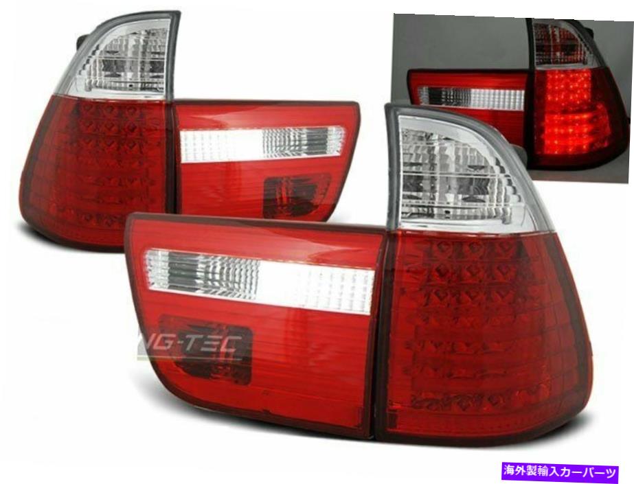USテールライト BMWのテールライトX5 E53 99-03赤ホワイトLED CA LDBM21 Xino CA Tail Lights for BMW X5 E53 99-03 Red White LED CA LDBM21 XINO CA【並行輸入品】|Us Custom Parts Shop USDM