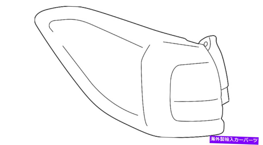 USテールライト 本物のスバルテールランプ84201xC01A. Genuine Subaru Tail Lamp 84201XC01A【並行輸入品】