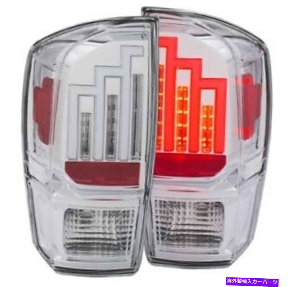 USテールライト Anzo 311283テールライトアセンブリ16-19トヨタタコマ新品 Anzo 311283 Tail Light Assembly Clear Lens For 16-19 Toyota Tacoma NEW【並行輸入品】