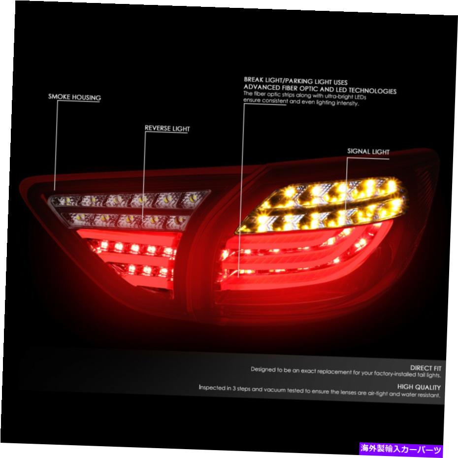 USテールライト 13-16マツダCX5レッドスモークインナー+外側テールパーキングライトリバースランプ For 13-16 Mazda CX5 Red Smoked Inner + Outer Tail Parking Light Reverse Lamps【並行輸入品】