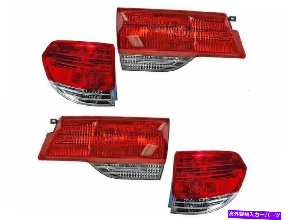 USテールライト 2008-2010ホンダオデッセイテールライトアセンブリセット23237BV 2009 For 2008-2010 Honda Odyssey Tail Light Assembly Set 23237BV 2009【並行輸入品】|Us Custom Parts Shop USDM