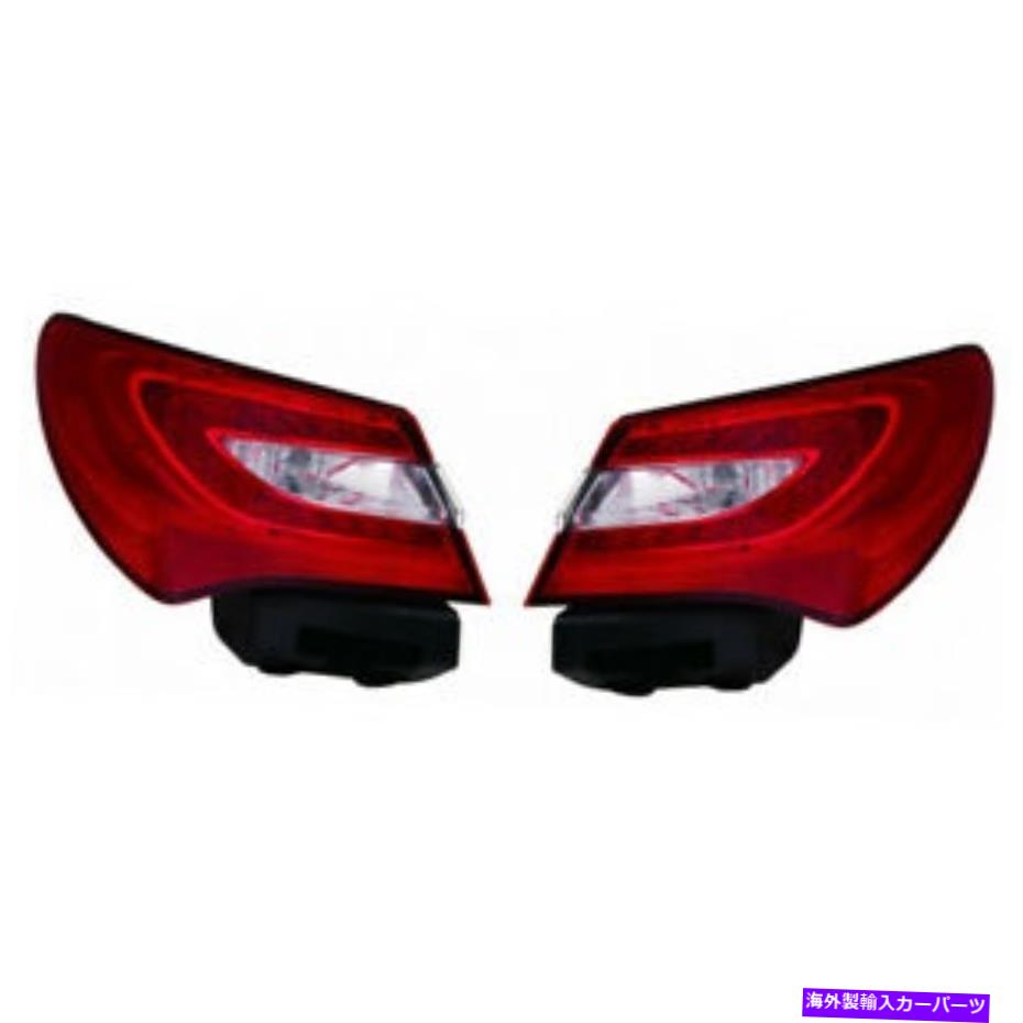 USテールライト Chrysler 200テールライト2011 12 13 2014ペアRHとLHサイドセダンCH2818131 For Chrysler 200 Tail Light 2011 12 13 2014 Pair RH and LH Side Sedan CH2818131【並行輸入品】