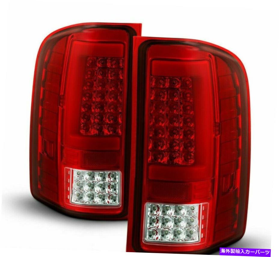 USテールライト 2007年2013 Chevy Silverado 1500 2500 LEDチューブテールブレーキライトランプRH LH For 2007 2013 Chevy Silverado 1500 2500 LED TUBE Tail Brake Lights Lamps RH LH【並行輸入品】