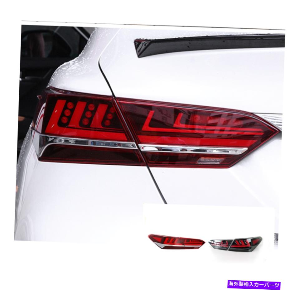 USテールライト トヨタカムリのためのLEDテールライト18-20シーケンシャルシグナルダーク/赤交換OEM LED Tail Lights For Toyota Camry 18-20 Sequential Signal Dark/Red Replace OEM【並行輸入品】
