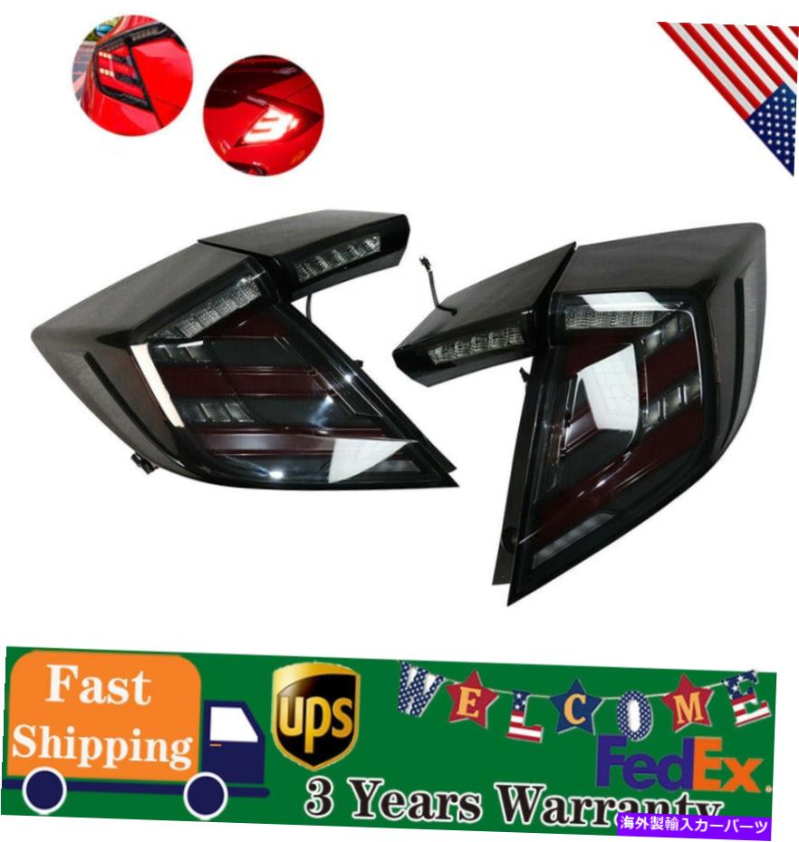 USテールライト Honda Civic Hatchback Type R 2016-19のLEDテールライトR 2016-19アニメーションを起動する LED Tail Lights For Honda Civic Hatchback Type R 2016-19 Start Up Animation HOT【並行輸入品】 65,163円