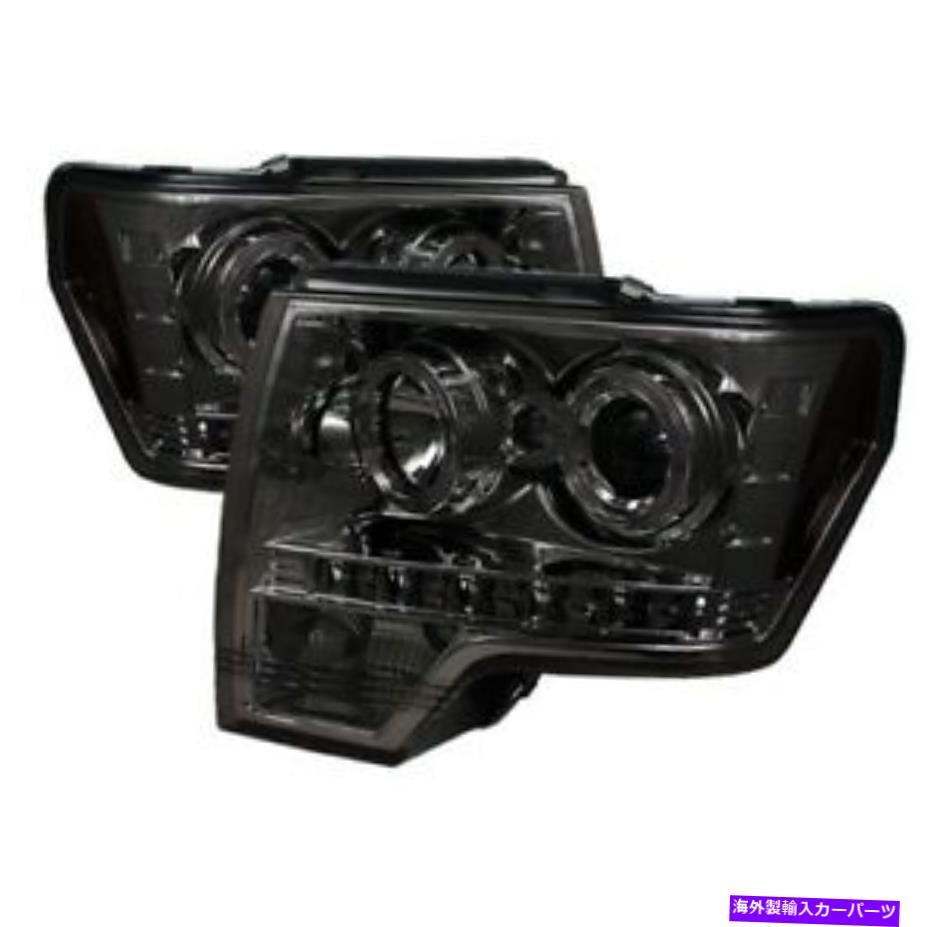 USテールライト Spyder 5010254 Halo LEDプロジェクターヘッドライトブラック09-14 FORD F-150 2PC NEW Spyder 5010254 Halo LED Projector Headlights Black For 09-14 Ford F-150 2pc NEW【並行輸入品】|Us Custom Parts Shop USDM
