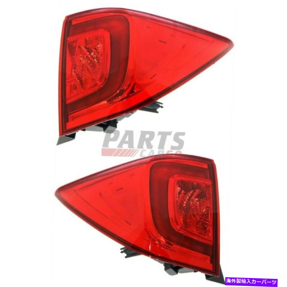 USテールライト 新しいテールライトアウターLH＆RHフィット2016-2018ホンダパイロット33500TG7A01 33550TG7A01 NEW TAIL LIGHT OUTER LH & RH FITS 2016-2018 HONDA PILOT 33500TG7A01 33550TG7A01【並行輸入品】｜Us Custom Parts Shop USDM 63,575円