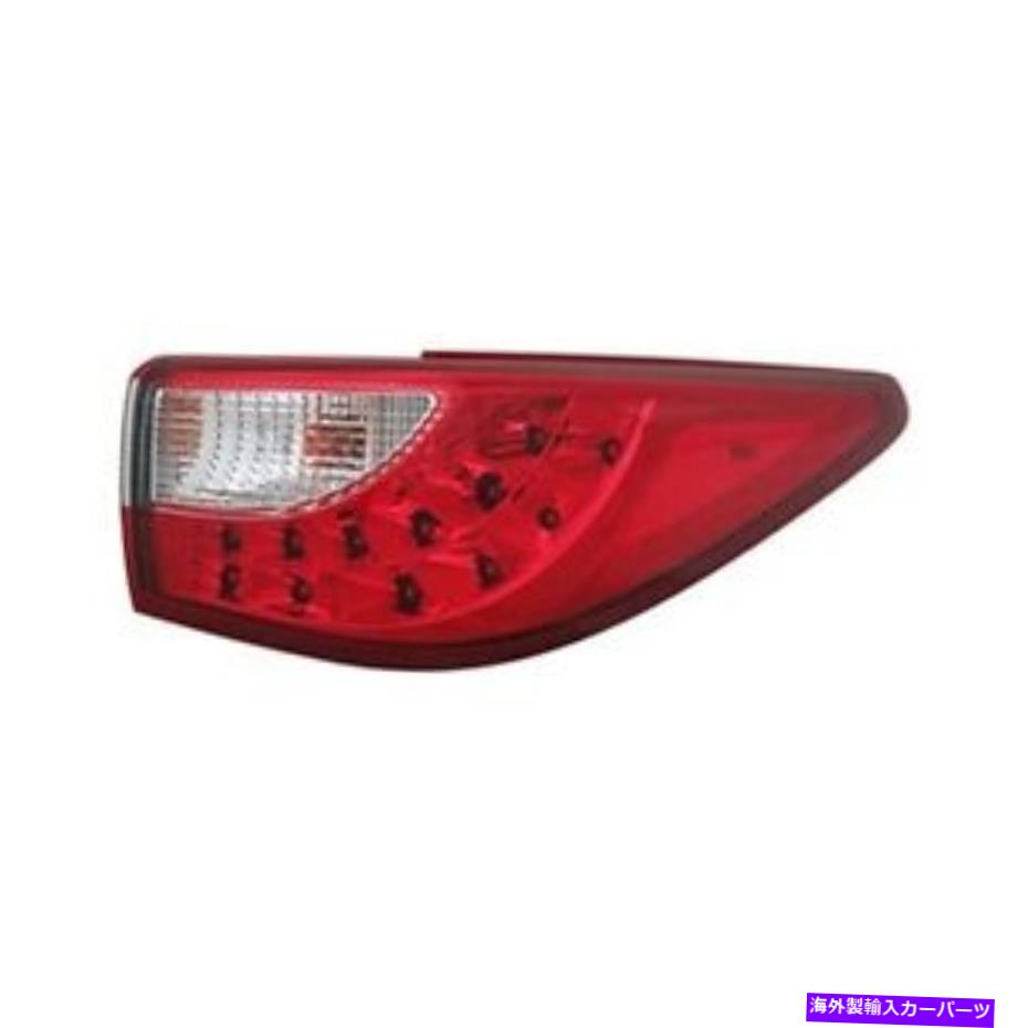 USテールライト Infiniti Q60 14-15テールライトIN2801123旅客サイドの外側の取り替え For Infiniti Q60 14-15 Tail Light IN2801123 Passenger Side Outer Replacement【並行輸入品】