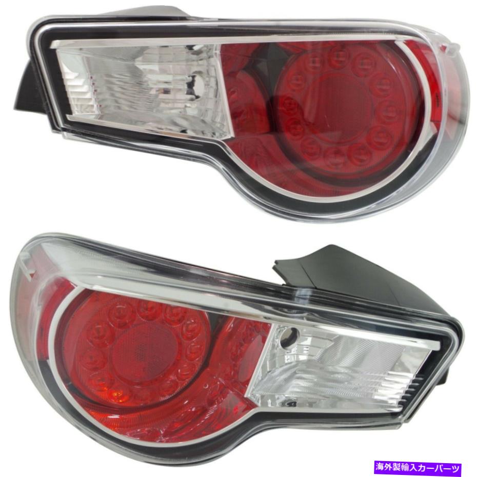 USテールライト Capa 2テールライトのテールライトTaillamps Taillamps Brakelights LH&RHのFR-Sのペア CAPA Set of 2 Tail Lights Taillights Taillamps Brakelights LH & RH for FR-S Pair【並行輸入品】