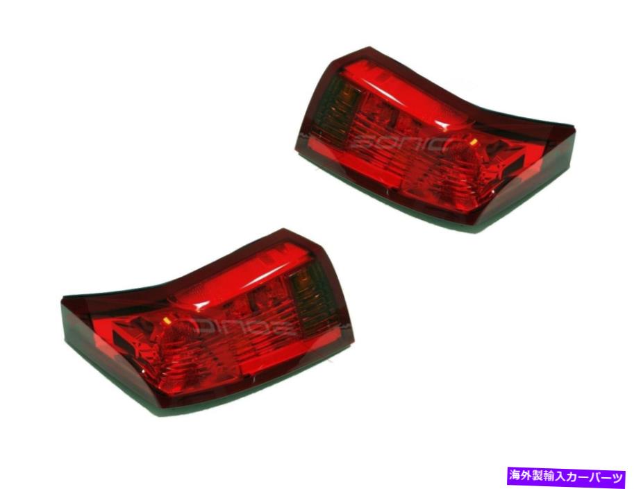 USテールライト 2003-2007キャデラックCTSテールライトランプドライバー＆旅客サイドLH + RH For 2003-2007 Cadillac CTS Tail Lights Lamps Driver & Passenger Side LH+RH【並行輸入品】