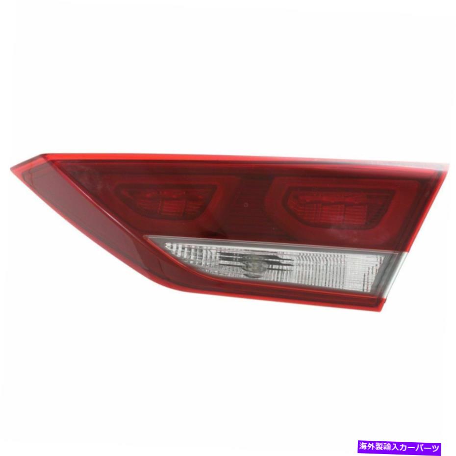USテールライト 2017-2018 Hyundai Elantra 2.0L ENG右インナーCLR / RD W /電球のためのLEDテールライト LED Tail Light For 2017-2018 Hyundai Elantra 2.0L Eng Right Inner Clr/Rd w/Bulbs【並行輸入品】