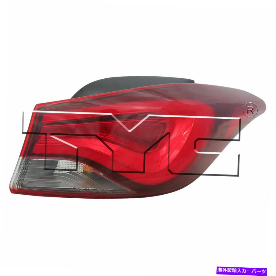 USテールライト 旅客サイドLED Taillight 14-15 Hyundai Elantra Limited / Sport USAビルド Passenger Side LED Taillight For 14-15 Hyundai Elantra Limited/Sport USA BUILT【並行輸入品】
