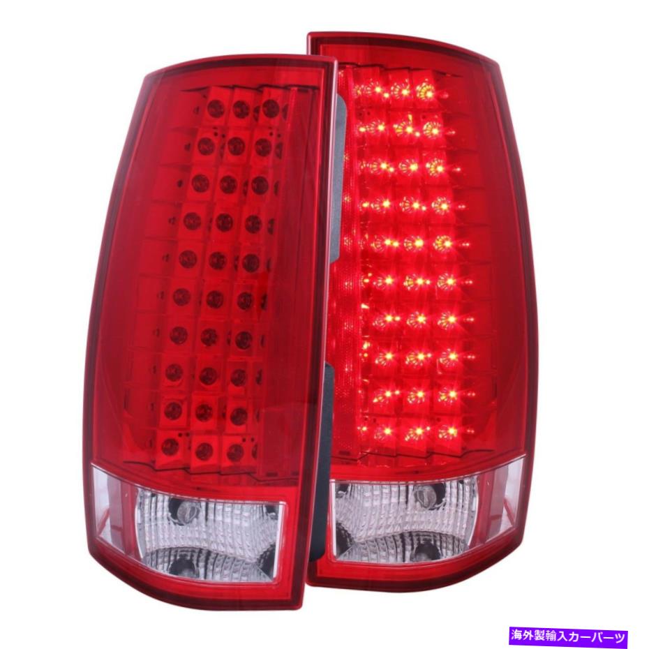 USテールライト ANZO 311140赤クリアレンズG4 L.E. 07-13タホ/郊外/ユコンのテールライト Anzo 311140 Red Clear Lens G4 L.E.D. Tail Lights for 07-13 Tahoe/Suburban/Yukon【並行輸入品】
