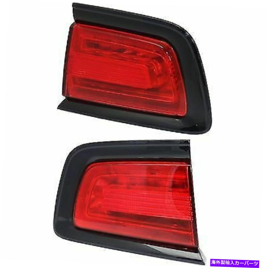 USテールライト 11-14 Dodge充電器の運転手と助手席側の2テールライトのセット Set of 2 Tail Light For 11-14 Dodge Charger Driver and Passenger Side Outer【並行輸入品】