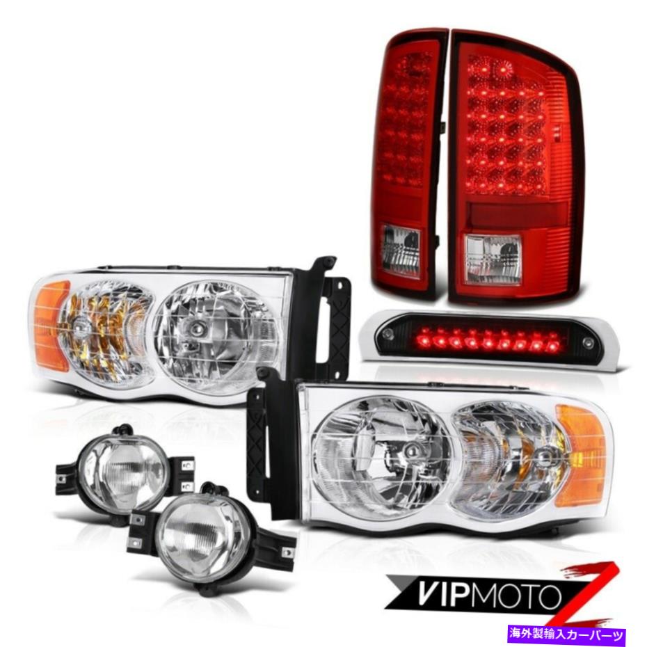 USテールライト 2002-2005 RAM PowerTech Clear Headlamps DブレーキLEDテールライトクロームフォグブラック 2002-2005 Ram PowerTech Clear Headlamps d Brake LED Tail Lights Chrome Fog Black【並行輸入品】｜Us Custom Parts Shop USDM