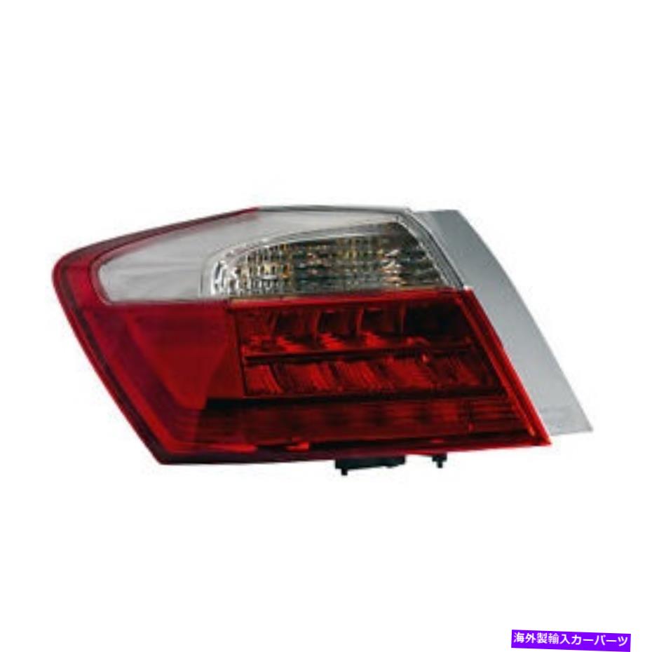 USテールライト HO2804103oe新しいOEMドライバ外側テールライトアセンブリ収集2013-2015ホンダアコード HO2804103OE New OEM Driver Outer Tail Light Assembly Fits 2013-2015 Honda Accord【並行輸入品】