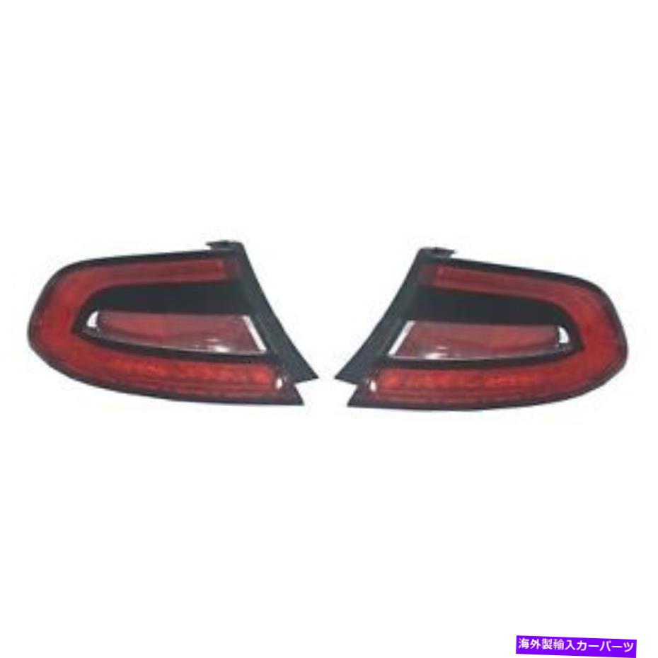 USテールライト テールライトの新しいペアフィットDodge Dart 2013 2014 2015 68081394Ah CH2801201 NEW PAIR OF TAIL LIGHTS FIT DODGE DART 2013 2014 2015 68081394AH CH2801201【並行輸入品】