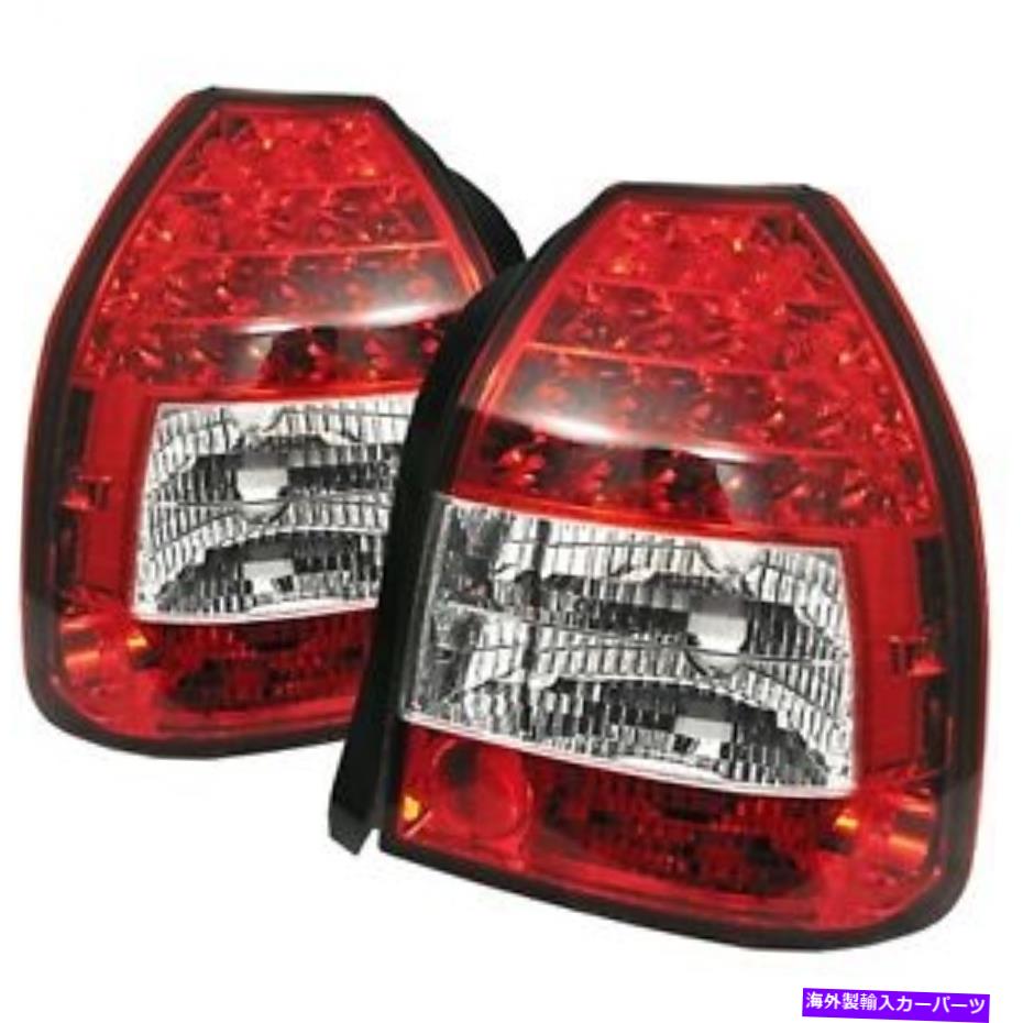 USテールライト Spyder Auto 5004949 LEDテールライトは96-00シビックにフィットします Spyder Auto 5004949 LED Tail Lights Fits 96-00 Civic【並行輸入品】