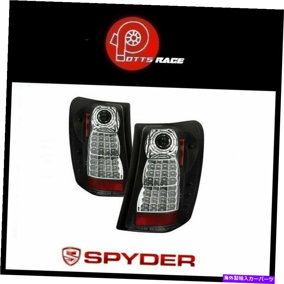 USテールライト Spyder 5005656 LEDテールライトブラックペア - 2004年ジープグランドチェロキー Spyder 5005656 LED Tail Lights Black Pair For 1999 - 2004 Jeep Grand Cherokee【並行輸入品】