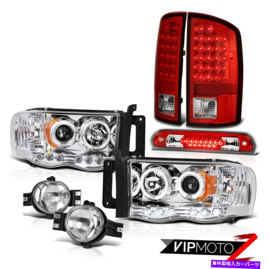 USテールライト 02-05 Dodge Ram Headlights赤いLEDシグナルテールライトフォークライト屋根3rd貨物 02-05 Dodge Ram Headlights Red LED Signal Tail Lights Foglights Roof 3rd Cargo【並行輸入品】