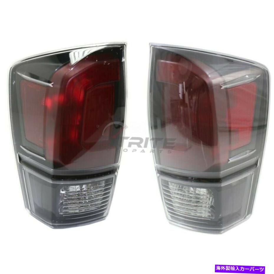 USテールライト 新しいLH RHテールランプアセンブリはトヨタタコマ2017-2019から2801201から2800201 NEW LH RH TAIL LAMP ASSEMBLY FITS TOYOTA TACOMA 2017-2019 TO2801201 TO2800201【並行輸入品】