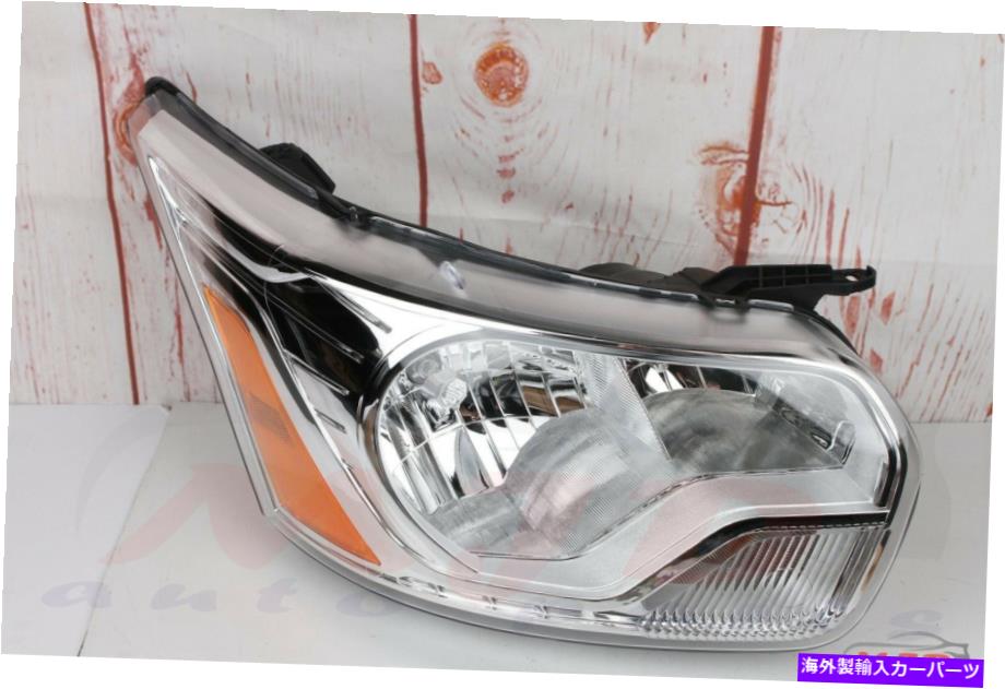 USテールライト フォードトランジット2015-2018右助手席側クロムヘッドライトハロゲン FOR FORD TRANSIT 2015-2018 RIGHT PASSENGER SIDE CHROME HEADLIGHT HALOGEN【並行輸入品】