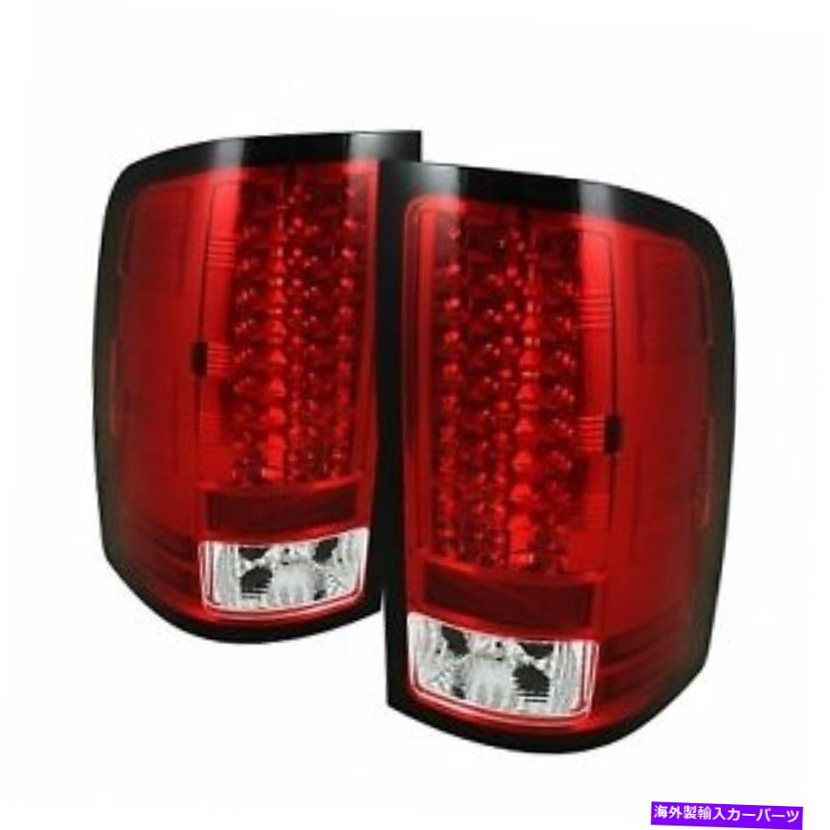 USテールライト スパイダーオートALT-YD-GS07-LED-RC LEDテールライト - レッドクリアフィットGMCデナリ Spyder Auto ALT-YD-GS07-LED-RC LED Tail Lights-Red Clear fit GMC Denali【並行輸入品】