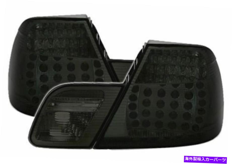 USテールライト すべての喫煙したLEDテールライトBMW E46クーペ4 / 1999-3 / 2003モデルクリスマスプレゼント ALL SMOKED LED TAIL LIGHTS FOR BMW E46 COUPE 4/1999-3/2003 MODEL CHRISTMAS GIFT【並行輸入品】