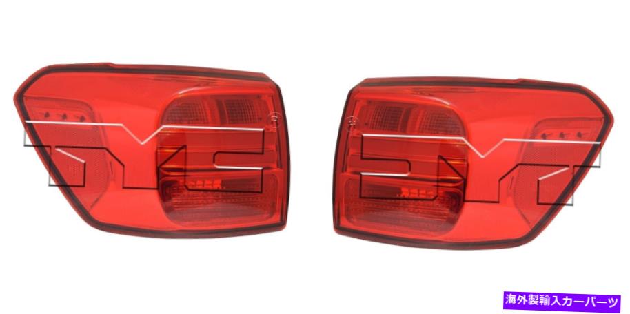 USテールライト 2015-2016 Kia Sedonaのための運転手と助手席側の外側LEDのテールライト Driver and Passenger Side Outer LED Taillight For 2015-2016 Kia Sedona【並行輸入品】｜Us Custom Parts Shop USDM