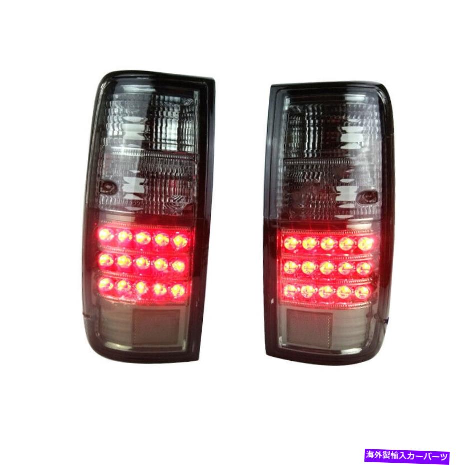 USテールライト L + RブラックLEDテールライトブレーキランプフィットトヨタランドクルーザーFJ80 91-97 L+R Black LED Tail Light Brake Lamp fit for Toyota Land Cruiser FJ80 91-97【並行輸入品】