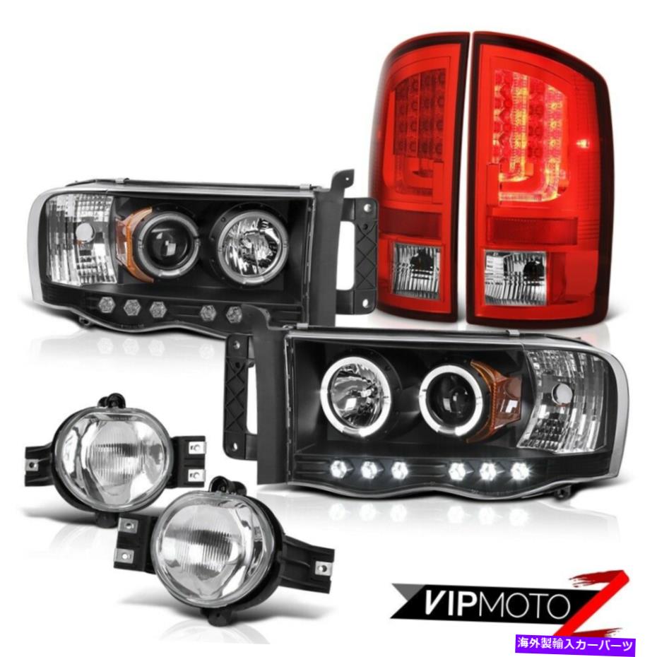 USテールライト 02-05ダッジRAM 1500 2500 STテールライトプロジェクターヘッドランプ霧「溶岩管」LED 02-05 Dodge Ram 1500 2500 ST Tail Lights Projector Headlamps Fog \