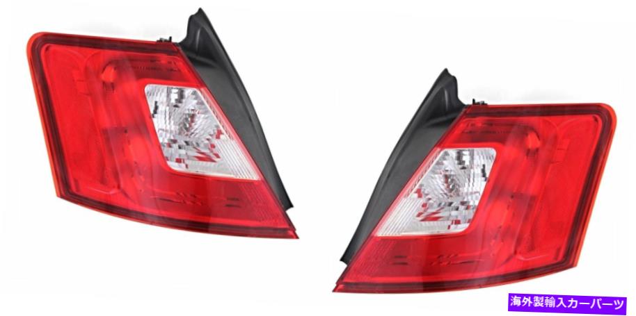 USテールライト 10-12 Taurus左右セットテールランプユニットアセンブリW / RED TRIMクォーター Fits 10-12 Taurus Left & Right Set Tail Lamp Unit Assemblies w/Red Trim Quarter【並行輸入品】｜Us Custom Parts Shop USDM