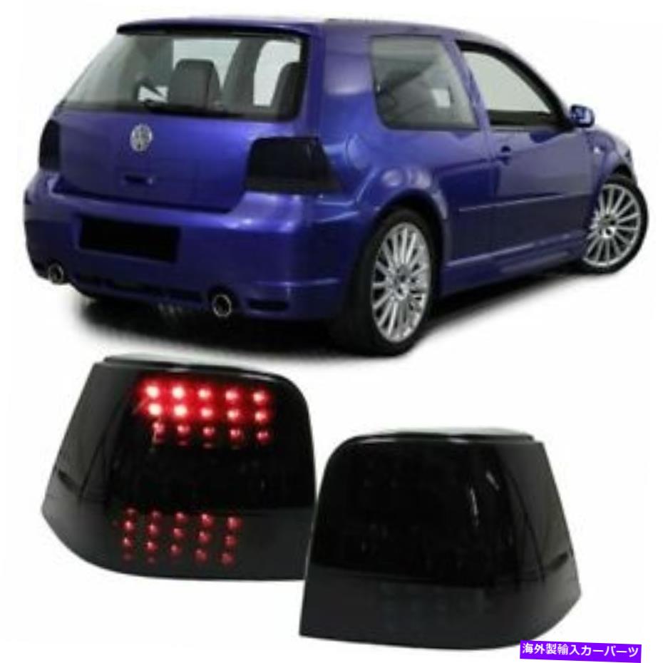 USテールライト VWゴルフMK4 MKすべてスモークLEDテールライトランプ1997 - 2003 VW GOLF MK4 MK ALL SMOKED LED TAIL LIGHTS LAMPS 1997 - 2003【並行輸入品】｜Us Custom Parts Shop USDM