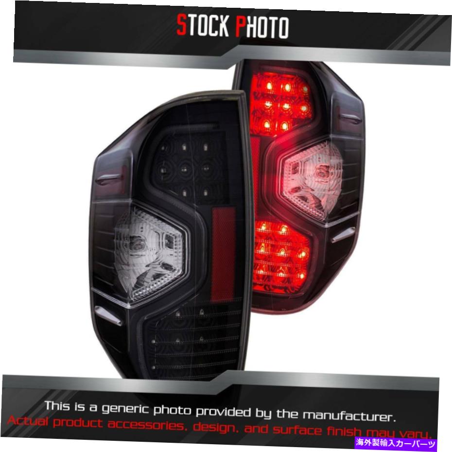 USテールライト 2014年トヨタツンドラ311233のためのAnzo黒繊維光学LEDテールライト Anzo Black Fiber Optic LED Tail Lights for 2014 Toyota Tundra 311233【並行輸入品】