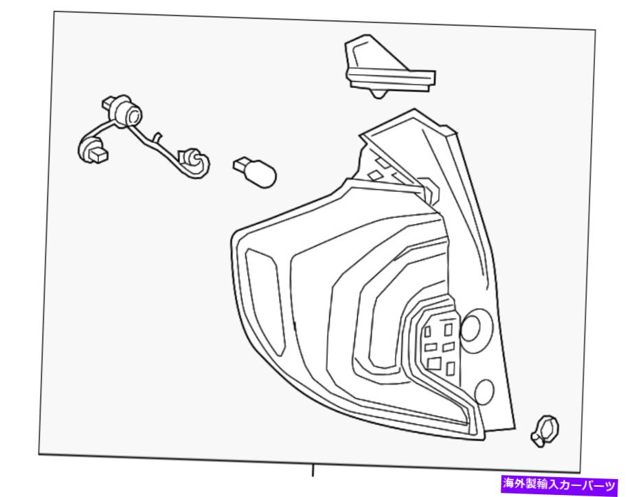 USテールライト 純正GMテールランプアセンブリ84379497 Genuine GM Tail Lamp Assembly 84379497【並行輸入品】