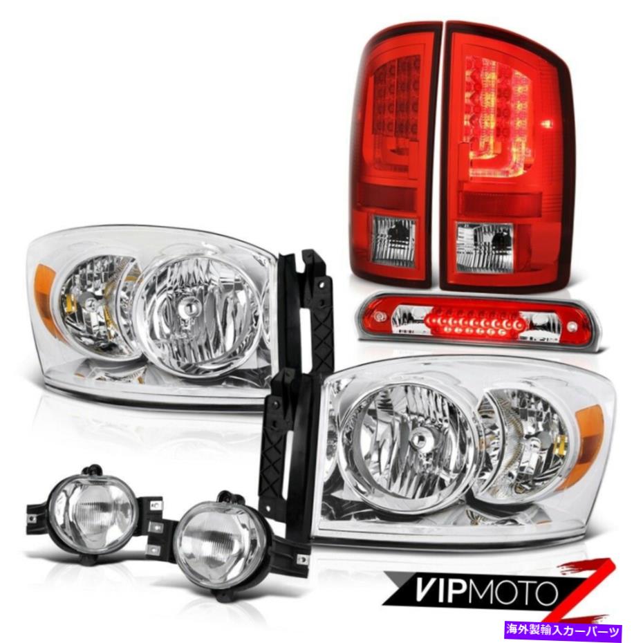 USテールライト 2006 RAM 3.7Lテールライトヘッドランプフォグ屋根貨物ランプOLEDプリズムトロンスタイル 2006 Ram 3.7L Tail Lights Headlamps Fog Roof Cargo Lamp OLED Prism Tron STyle【並行輸入品】