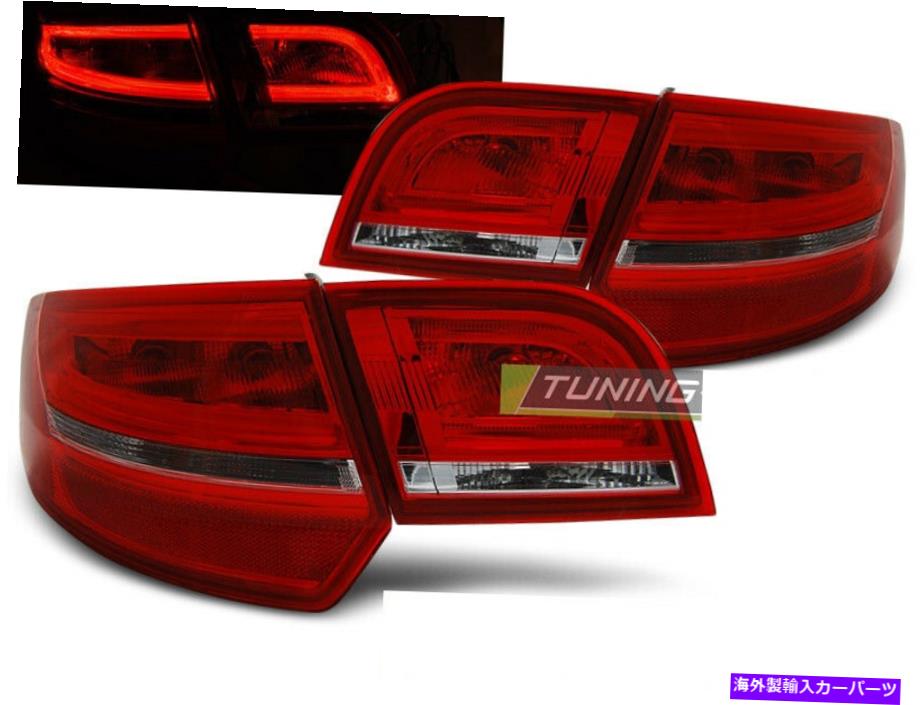 USテールライト Takavalot Mallille Audi A3 8PA 04-08 Sportback Punainen Valkoinen Led Depo Ldaa Takavalot mallille AUDI A3 8PA 04-08 SPORTBACK Punainen Valkoinen LED DEPO LDAUA【並行輸入品】