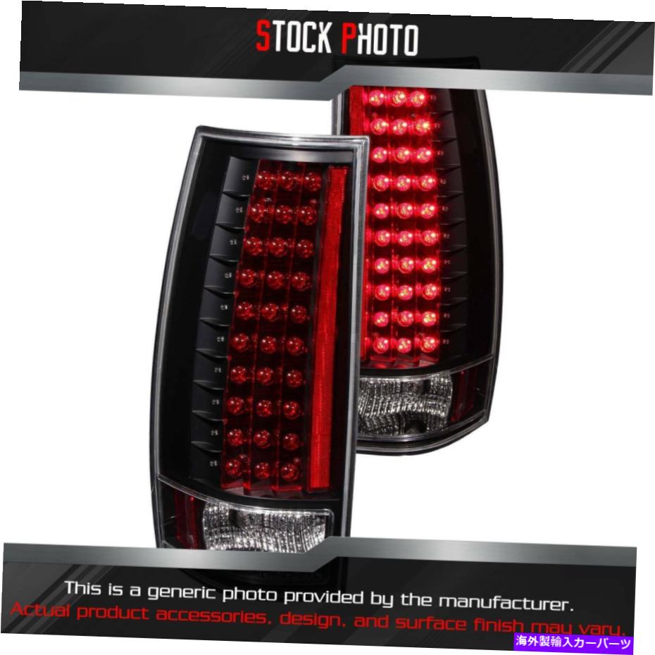 USテールライト 2007 GMC Yukon XL Denali 311084のためのアンドョ黒/赤LEDテールライト Anzo Black/Red LED Tail Lights for 2007 GMC Yukon XL Denali 311084【並行輸入品】