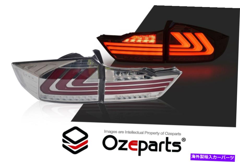 USテールライト フルLEDストライプリアテールライトホンダシティGM 2014?2017セダンのための喫煙 FULL LED Stripe Rear Tail Lights Smoked For Honda City GM 2014~2017 Sedan【並行輸入品】