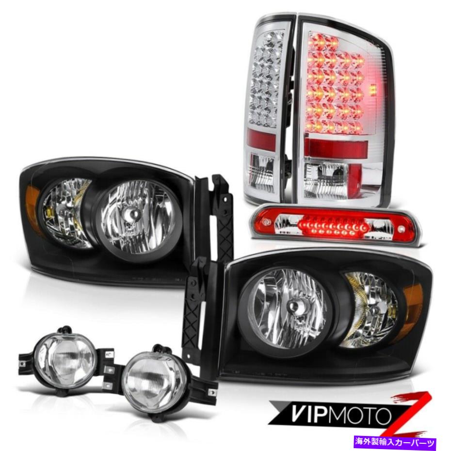 USテールライト 2006 Dodge Ram Hemi Black HeadlightsブレーキTaillights Foglights roaf Cargo LED 2006 Dodge Ram Hemi Black Headlights Brake Taillights Foglights Roof Cargo LED【並行輸入品】