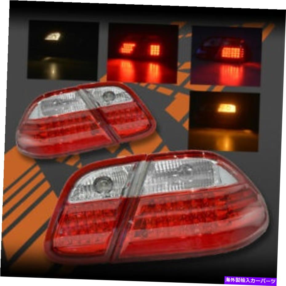 USテールライト メルセデス - ベンツCLKクラスW208 C208 A208 1997-2002のためのクリアレッドLEDテールライト Clear Red LED Tail Lights for Mercedes-Benz CLK-Class W208 C208 A208 1997-2002【並行輸入品】