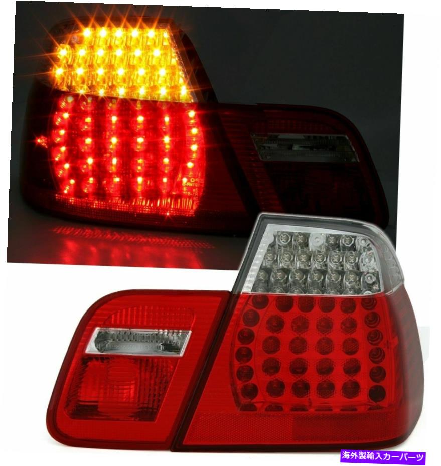 USテールライト BMW E46セダン/サルーンクリアLEDテールライト9 / 2001-2005ファシフトモデル BMW E46 SEDAN / SALOON CLEAR LED TAIL LIGHTS 9/2001-2005 FACELIFT MODEL【並行輸入品】